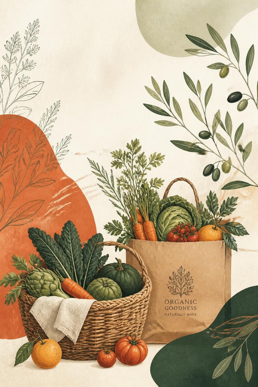 Selection of pantry essentials and packaged groceries